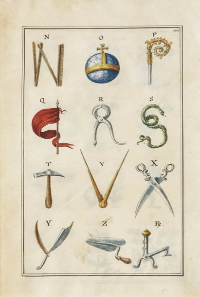Alfabeto de Giambattista Morandi