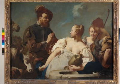 Rebeca y Eleazar en el pozo de Giambattista Piazzetta
