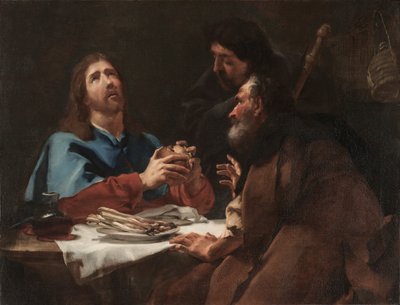 La Cena de Emaús, c.1720 (óleo sobre lienzo) de Giambattista Piazzetta