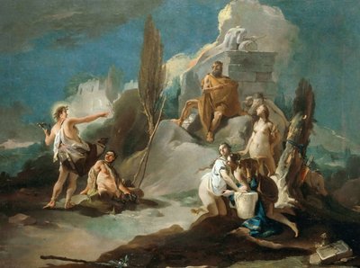Apolo y Marsias, 1730 de Giambattista Tiepolo