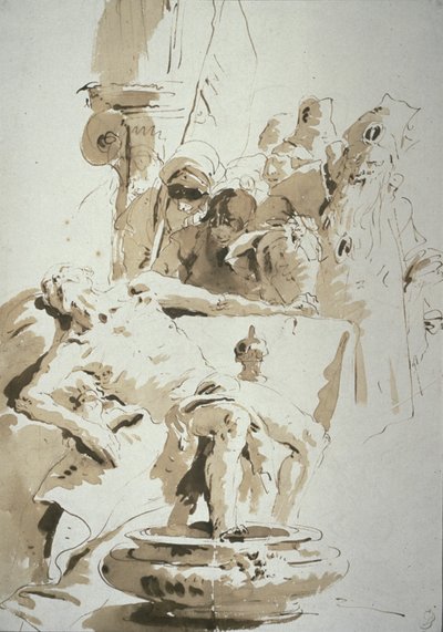 Fantasía sobre la muerte de Séneca de Giambattista Tiepolo
