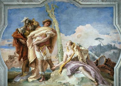 Rinaldo abandonando a Armida de Giambattista Tiepolo
