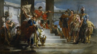 Escipión Africano liberando a Massiva de Giambattista Tiepolo
