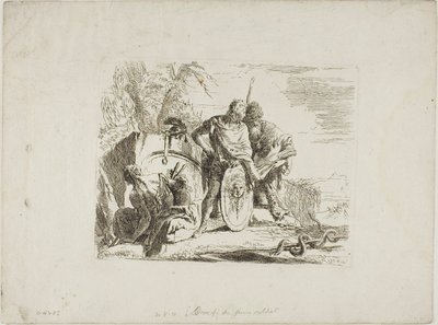 El astrólogo y el joven soldado, de Capricci de Giambattista Tiepolo