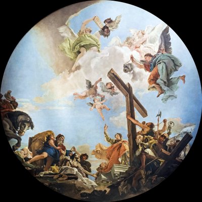 El descubrimiento de la verdadera cruz de Giambattista Tiepolo