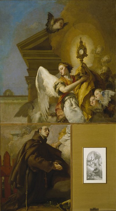 La visión de San Pascual Baylón de Giambattista Tiepolo