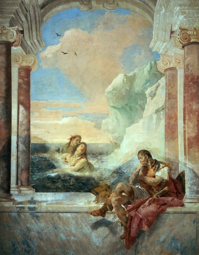 Tetis consolando a Aquiles, 1757 de Giambattista Tiepolo