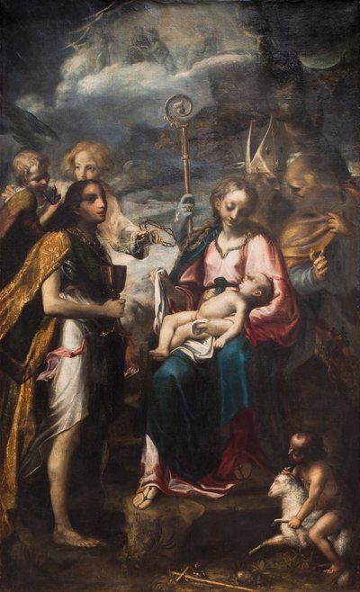La Virgen y el Niño y el misterio de la Pasión de Giambattista Tinti