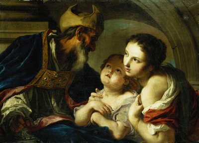 San Nicolás de Bari con dos niños de Giambettino Cignaroli