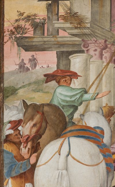 Nave central, Quinto tramo norte, Adoración de los Magos, Gian Francesco Bembo de Gian Francesco Bembo