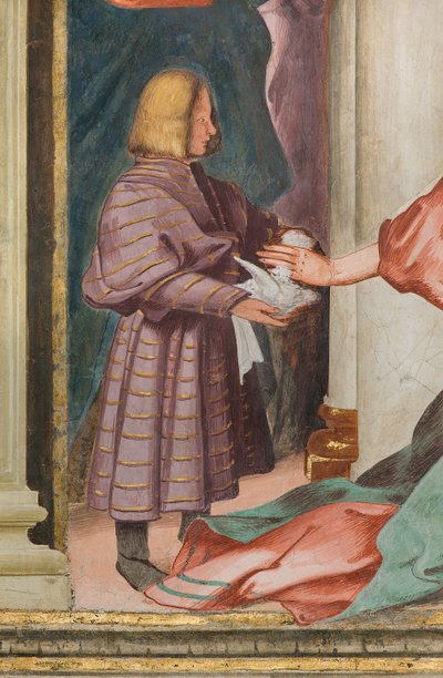 Nave Central, Quinta Tramo Norte, Presentación en el Templo de Gian Francesco Bembo
