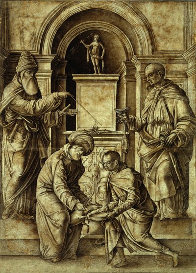 Escena de sacrificio de Gian Francesco de Maineri