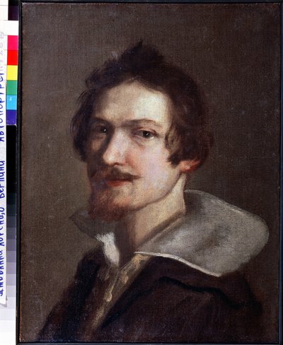 ""Autorretrato"" Pintura de Gianlorenzo Bernini, conocido como Bernini (1598-1680) alrededor de 1630 Serpukhov, Museo Estatal de Historia y Arte de Gian Lorenzo Bernini