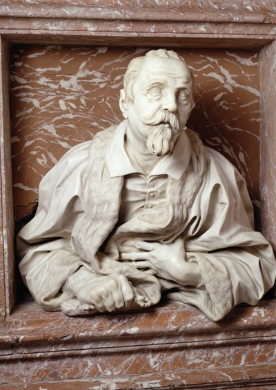 Busto de Gabrielle Fonseca (médico del Papa Inocencio X) de la Capilla Fonseca de Gian Lorenzo Bernini