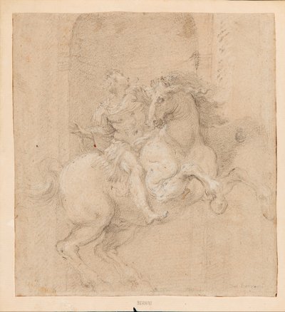 El emperador Constantino a caballo. de Gian Lorenzo Bernini