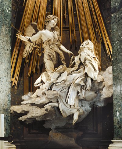 Italia, Roma, Iglesia de Santa Maria della Vittoria, Éxtasis de Santa Teresa de Ávila de Gian Lorenzo Bernini