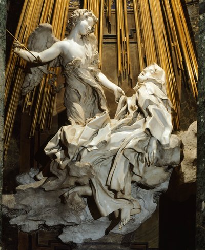 Italia, Roma, Iglesia de Santa María de la Victoria, Éxtasis de Santa Teresa de Ávila de Gian Lorenzo Bernini