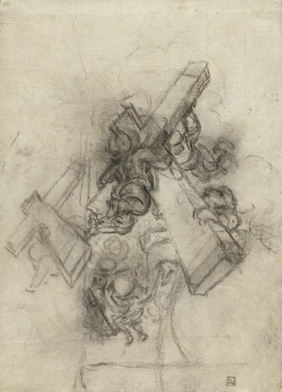Putti llevando la cruz, 1672-75 de Gian Lorenzo Bernini