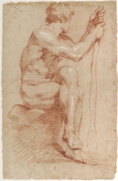 Desnudo masculino sentado de Gian Lorenzo Bernini