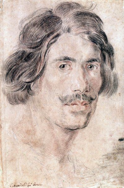 Autorretrato de Gian Lorenzo Bernini (1598 - 1680), escultor, pintor y arquitecto italiano de Gian Lorenzo Bernini