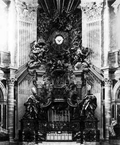 La Cátedra, o Trono del Obispo de Gian Lorenzo Bernini