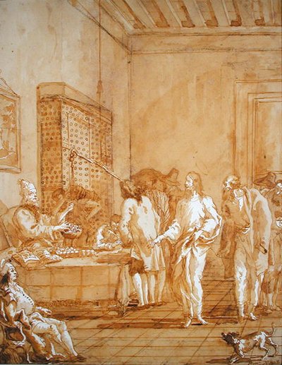 La llamada de San Mateo de Giandomenico  Tiepolo