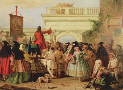 El Charlatán de Giovanni Domenico Tiepolo