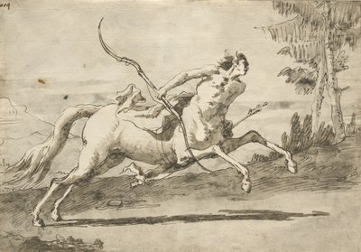 Centauro galopando, c.1755-65 de Giovanni Domenico Tiepolo