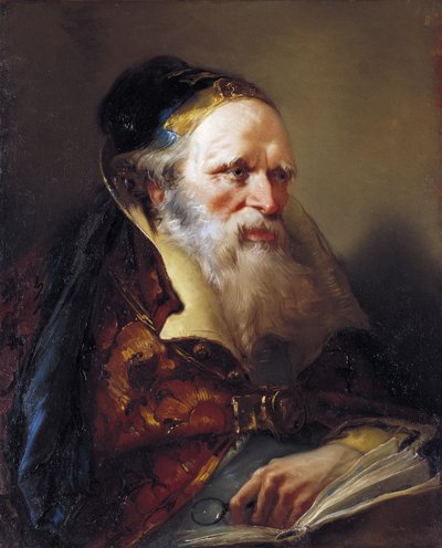 Cabeza de filósofo, c.1750-60 de Giovanni Domenico Tiepolo
