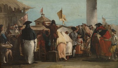 Mondo Novo, ca 1764-1765 de Giovanni Domenico Tiepolo
