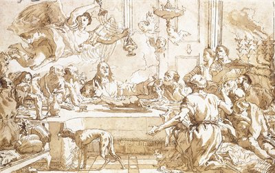 La última cena de Giovanni Domenico Tiepolo
