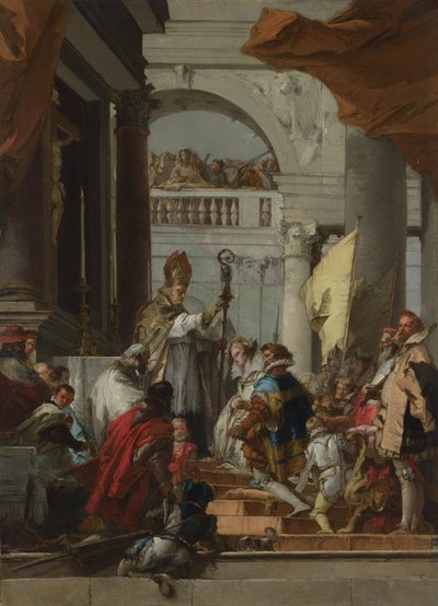 El matrimonio de Federico Barbarroja, c.1753 de Giovanni Domenico Tiepolo