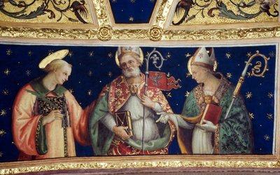 San Jaime Menor, San Felipe y San Tomás (detalle) de Giannicola di Paolo