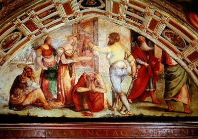 La decapitación de San Juan Bautista, 1519 de Giannicola di Paolo