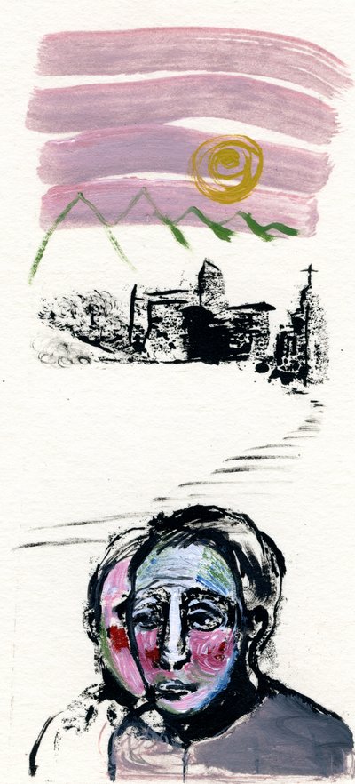 Pueblo de montaña, 2017 de Gigi Sudbury