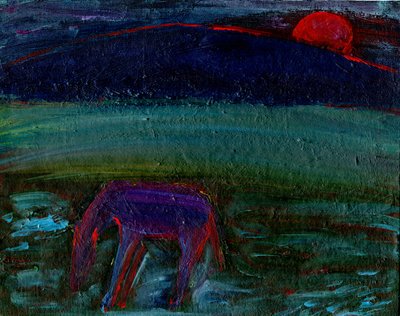 El caballo y la luna roja, 2016 de Gigi Sudbury