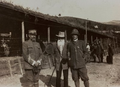 Álbum "Imágenes de la Guerra II": soldados italianos en Val Chiusone a Podsenica, 09/1917 de Gigliucci Gigliucci