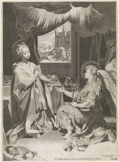 Anunciación de Gijsbert Van Veen