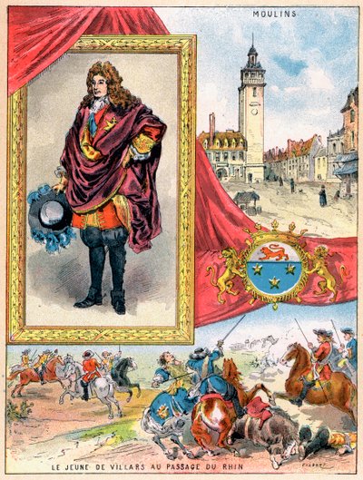 Claude Louis Hector de Villars, comandante militar francés, 1898 de Gilbert