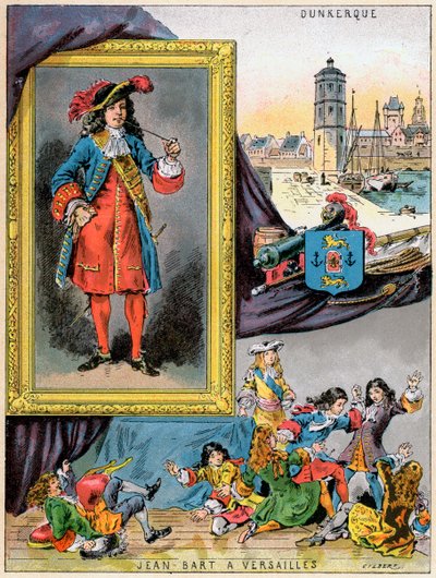 Jean Bart, comandante naval y corsario francés, 1898 de Gilbert