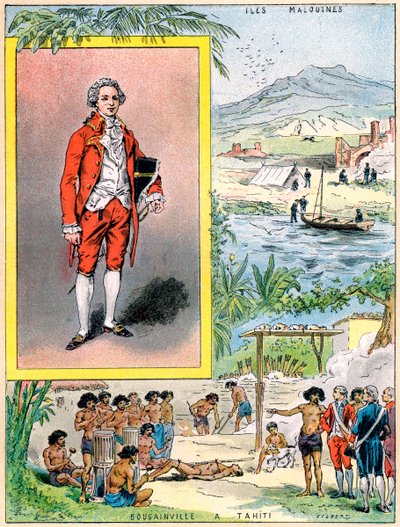 Louis Antoine de Bougainville, navegante y comandante militar francés, 1898 de Gilbert