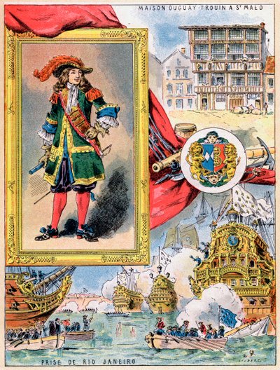 René Duguay-Trouin, corsario francés de Saint-Malo, 1898 de Gilbert
