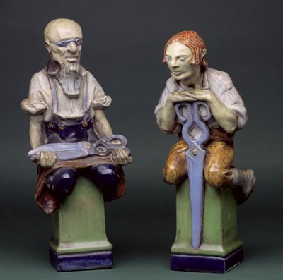 Los dos sastres - Maestro y aprendiz, Doulton de Gilbert Bayes