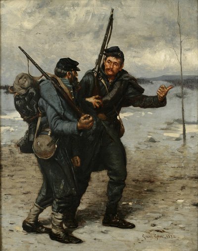 Los rezagados, 1882 de Gilbert Gaul