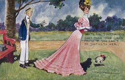Consejos para enamorados: no tomes la foto de tu chica si no puedes hacerle justicia de Gilbert Morris Payne