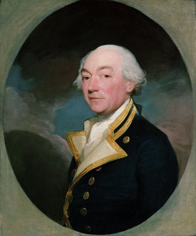 Capitán William Locker (1731-1800), c.1785 (óleo sobre lienzo) de Gilbert Stuart