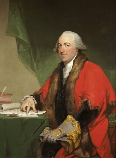 Henry Cruger, de Nueva York, alcalde de Bristol y maestro de la Sociedad de Comerciantes Aventureros de Gilbert Stuart