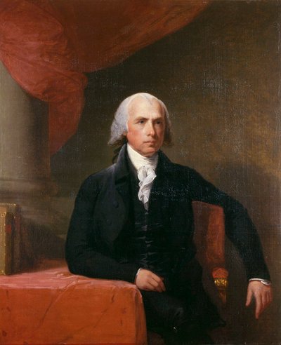 James Madison (1751-1836), político estadounidense de Gilbert Stuart