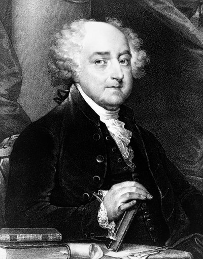 John Adams, segundo presidente de los Estados Unidos de Gilbert Stuart