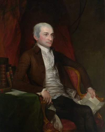 John Jay, comenzado en 1784, completado en 1818 de Gilbert Stuart